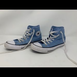 Converse All Star Chuck Taylor High Tops Women’s Size 6 Blue Glitter